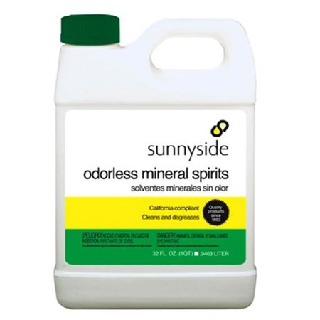 SUNNYSIDE Sunnyside 30132 Odorless Painters Spirits Degreaser; Quart 145733